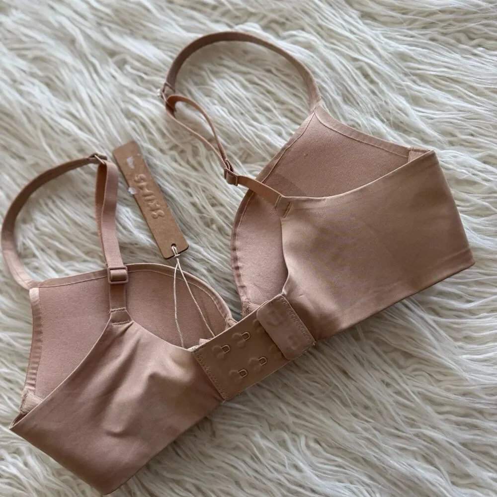 Skims Ultimate Push up Plunge Bra Clay Size 30C - Picture 6 of 8